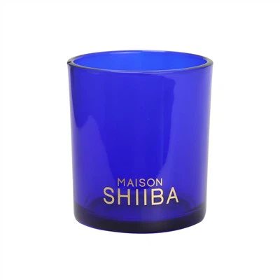 Balang Lilin Kaca Biru